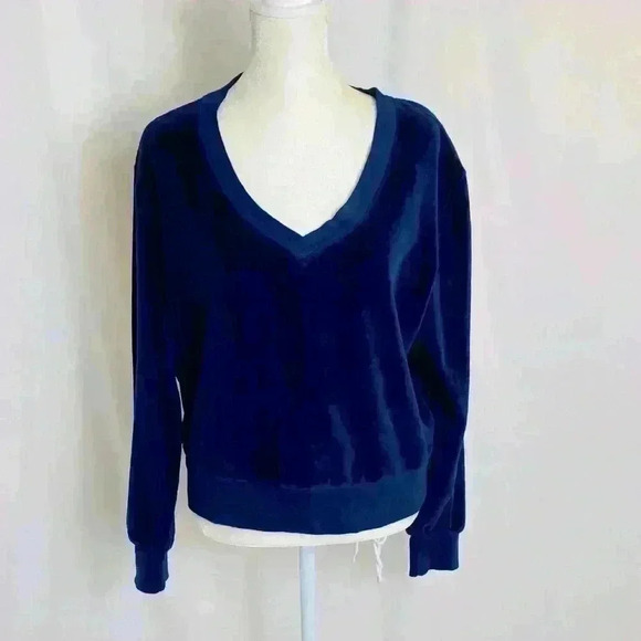 *NWT* Suzie Kondi The Vari V-Neck Top in Velour - Picture 3 of 10
